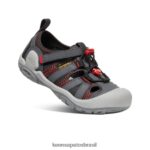 KEEN calçados J8VDXX781 ímã/tapete vermelho riacho nó Crianças grandes - Image 3