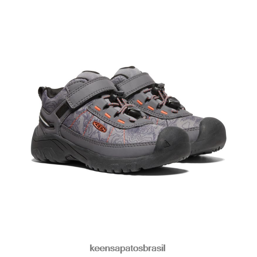 KEEN calçados J8VDXX783 ímã/íbis escarlate sapato esportivo targhee com ventilação criancinhas - Image 2