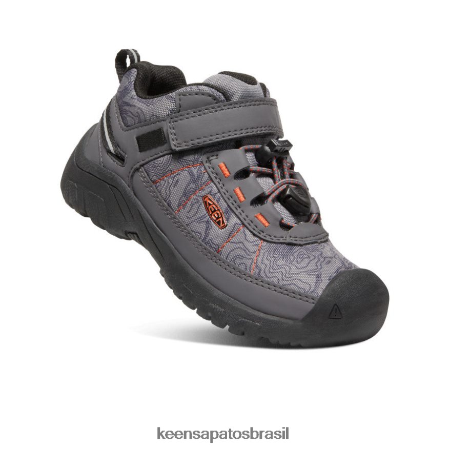 KEEN calçados J8VDXX783 ímã/íbis escarlate sapato esportivo targhee com ventilação criancinhas - Image 4