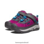 KEEN calçados J8VDXX785 festival fúcsia/ímã sapato esportivo targhee com ventilação criancinhas - Image 2