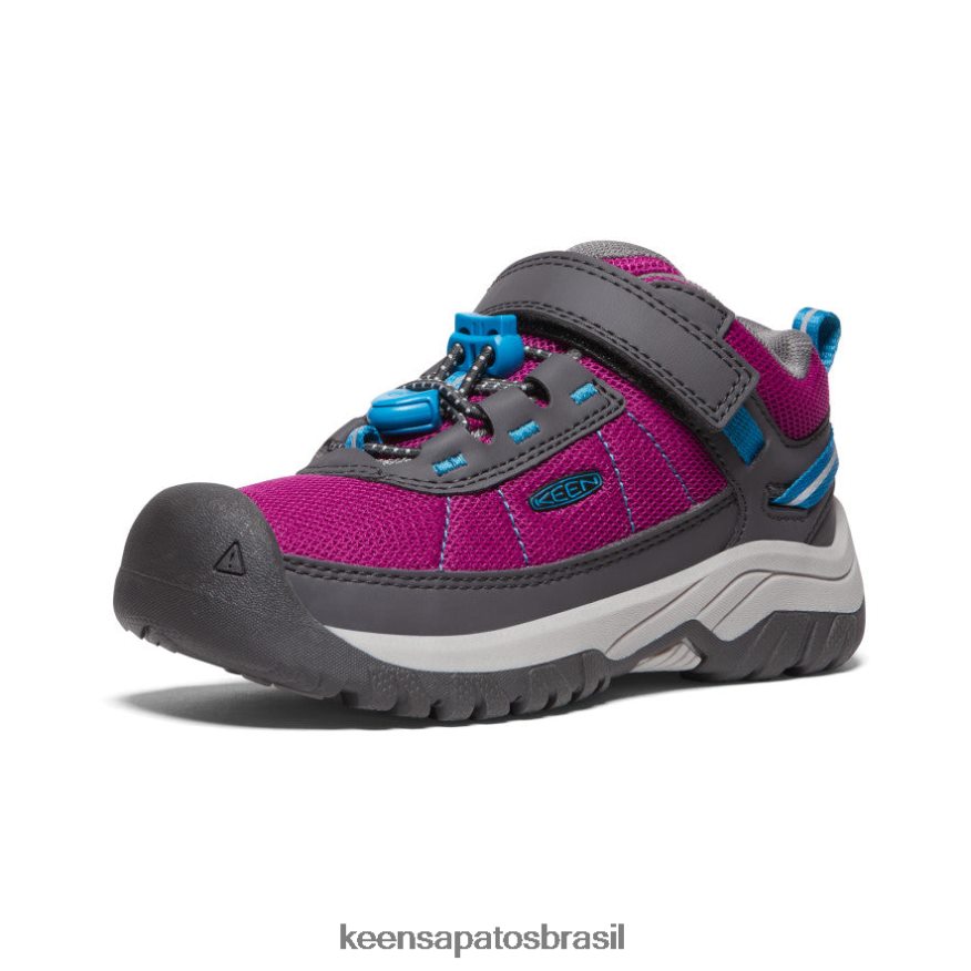 KEEN calçados J8VDXX785 festival fúcsia/ímã sapato esportivo targhee com ventilação criancinhas - Image 3