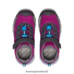 KEEN calçados J8VDXX785 festival fúcsia/ímã sapato esportivo targhee com ventilação criancinhas - Image 4