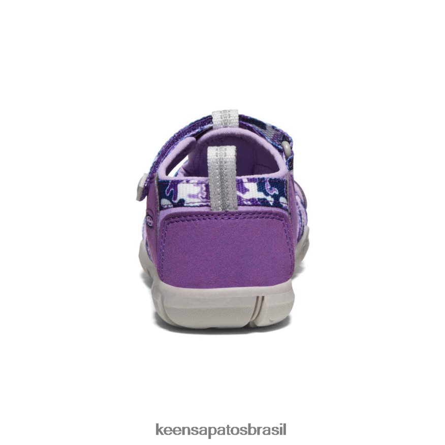 KEEN calçados J8VDXX795 camuflado/tillandsia roxo seacamp ii cnx Crianças grandes - Image 5