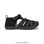 KEEN calçados J8VDXX796 cinza escuro seacamp ii cnx Crianças grandes