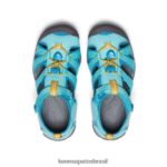 KEEN calçados J8VDXX797 ipanema/fiorde azul seacamp ii cnx Crianças grandes - Image 4