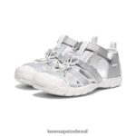 KEEN calçados J8VDXX798 prata/estrela branco seacamp ii cnx Crianças grandes - Image 2