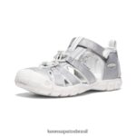KEEN calçados J8VDXX798 prata/estrela branco seacamp ii cnx Crianças grandes - Image 3