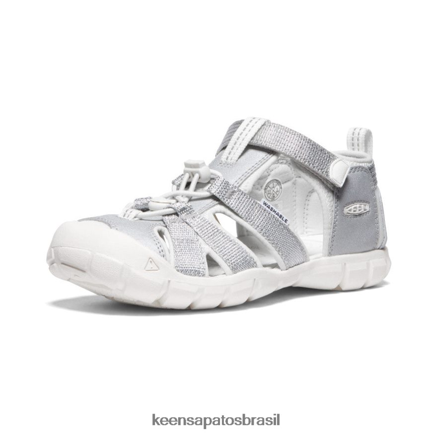 KEEN calçados J8VDXX798 prata/estrela branco seacamp ii cnx Crianças grandes - Image 3