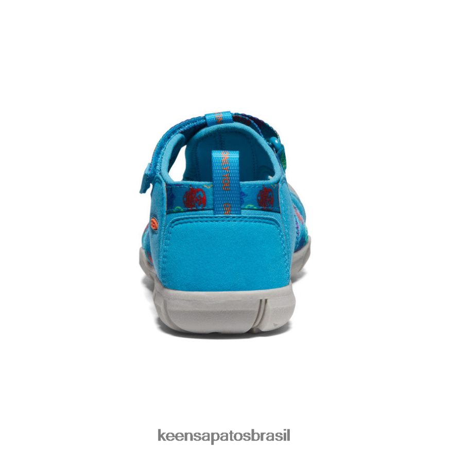 KEEN calçados J8VDXX800 urso esfumaçado/azul fiorde seacamp ii cnx x urso esfumaçado Crianças grandes - Image 5