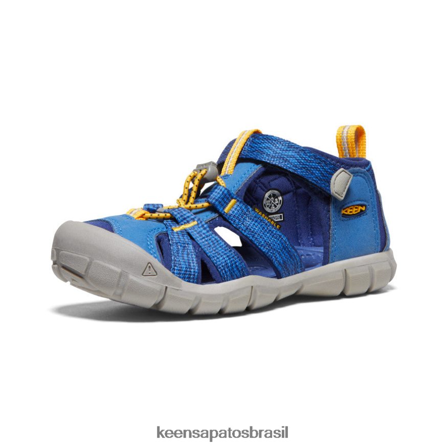 KEEN calçados J8VDXX805 profundidades brilhantes de cobalto/azul seacamp ii cnx Crianças grandes - Image 3