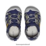 KEEN calçados J8VDXX806 profundidades cinza aço/azul riacho nó crianças - Image 4