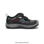 KEEN calçados J8VDXX809 preto/camuflado cão de caça rápido criancinhas