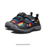 KEEN calçados J8VDXX811 azul vivo/tie dye original cão de caça rápido criancinhas - Image 2