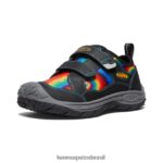 KEEN calçados J8VDXX811 azul vivo/tie dye original cão de caça rápido criancinhas - Image 3