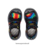 KEEN calçados J8VDXX811 azul vivo/tie dye original cão de caça rápido criancinhas - Image 4