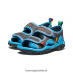 KEEN calçados J8VDXX814 ímã / tie-dye Knotch Creek com dedos abertos crianças - Image 2