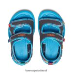 KEEN calçados J8VDXX814 ímã / tie-dye Knotch Creek com dedos abertos crianças - Image 4
