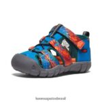 KEEN calçados J8VDXX822 multi/austerno seacamp ii cnx crianças - Image 3