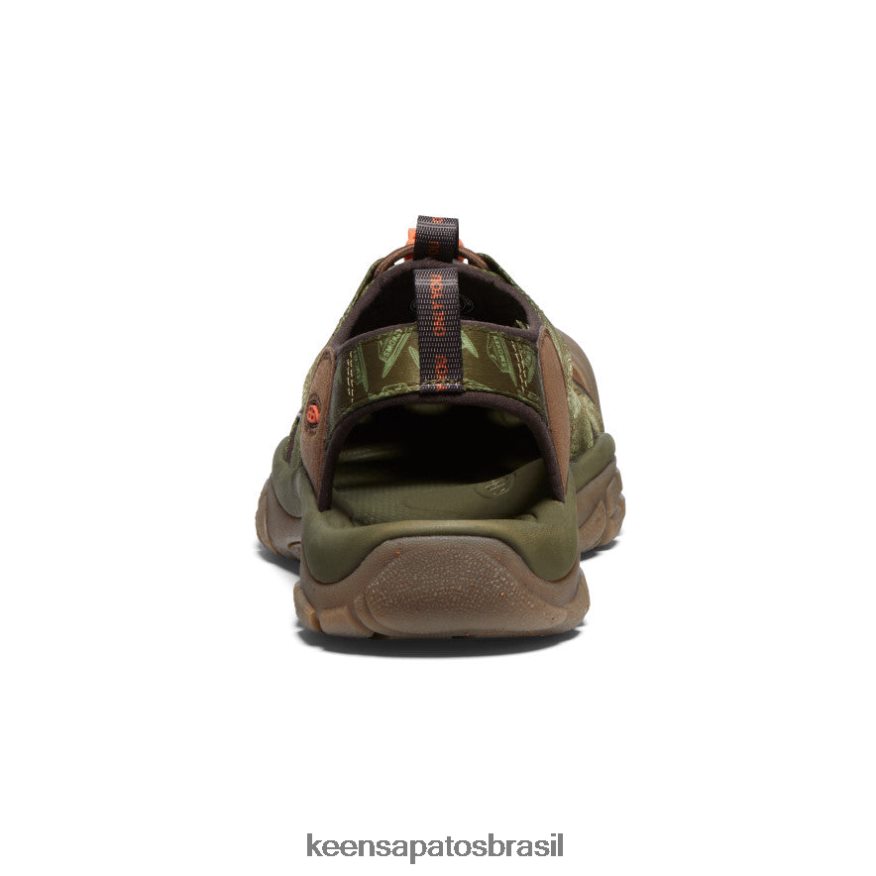 KEEN calçados J8VDXX82 urso esfumaçado/oliva militar newport retro x urso esfumaçado homens - Image 5