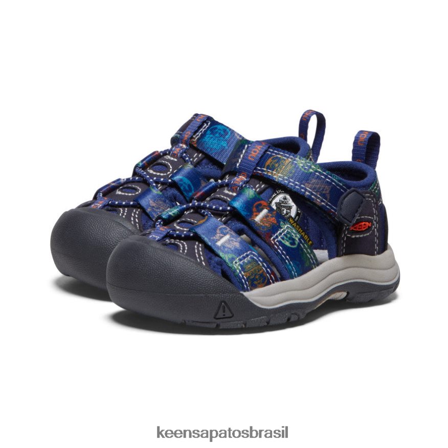 KEEN calçados J8VDXX834 urso esfumado/multi newport h2 x urso esfumaçado crianças - Image 2