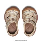 KEEN calçados J8VDXX835 urso esfumaçado/smores newport h2 x urso esfumaçado crianças - Image 4