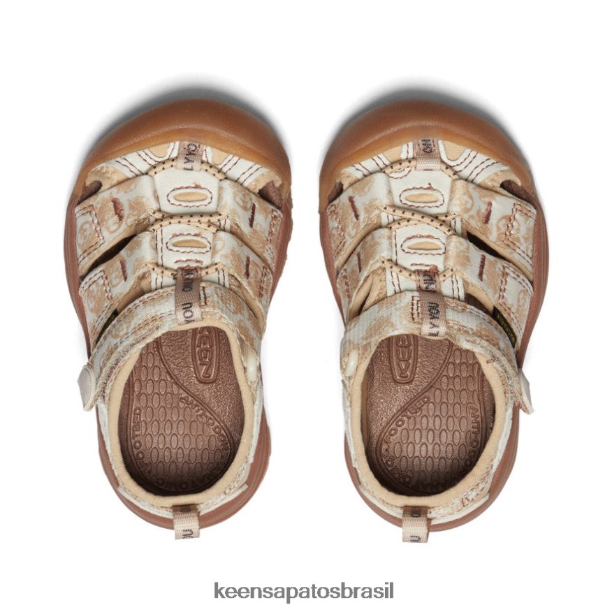 KEEN calçados J8VDXX835 urso esfumaçado/smores newport h2 x urso esfumaçado crianças - Image 4