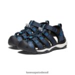 KEEN calçados J8VDXX838 noites azuis/azul brilhante newport neo h2 criancinhas - Image 2