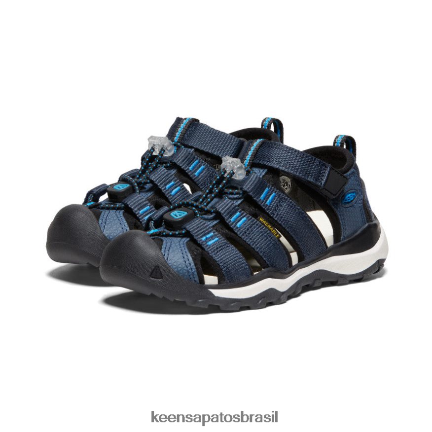 KEEN calçados J8VDXX838 noites azuis/azul brilhante newport neo h2 criancinhas - Image 2