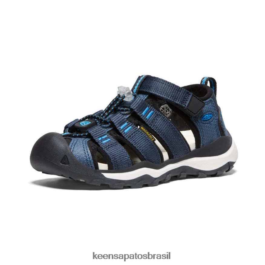 KEEN calçados J8VDXX838 noites azuis/azul brilhante newport neo h2 criancinhas - Image 3