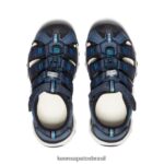 KEEN calçados J8VDXX838 noites azuis/azul brilhante newport neo h2 criancinhas - Image 4