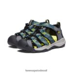 KEEN calçados J8VDXX839 musgo marinho/cinza aço newport neo h2 criancinhas - Image 2