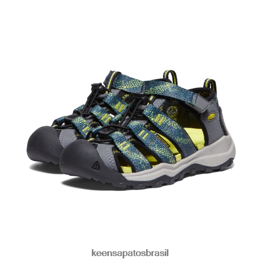 KEEN calçados J8VDXX839 musgo marinho/cinza aço newport neo h2 criancinhas - Image 2