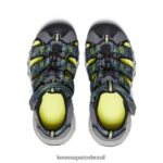 KEEN calçados J8VDXX839 musgo marinho/cinza aço newport neo h2 criancinhas - Image 4