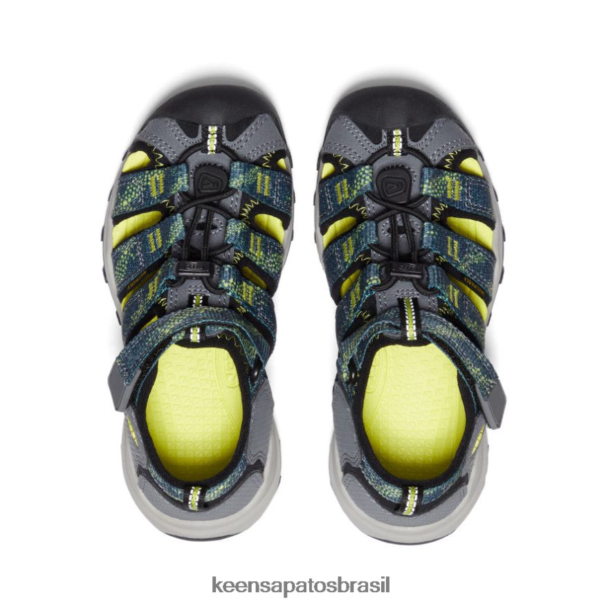 KEEN calçados J8VDXX839 musgo marinho/cinza aço newport neo h2 criancinhas - Image 4