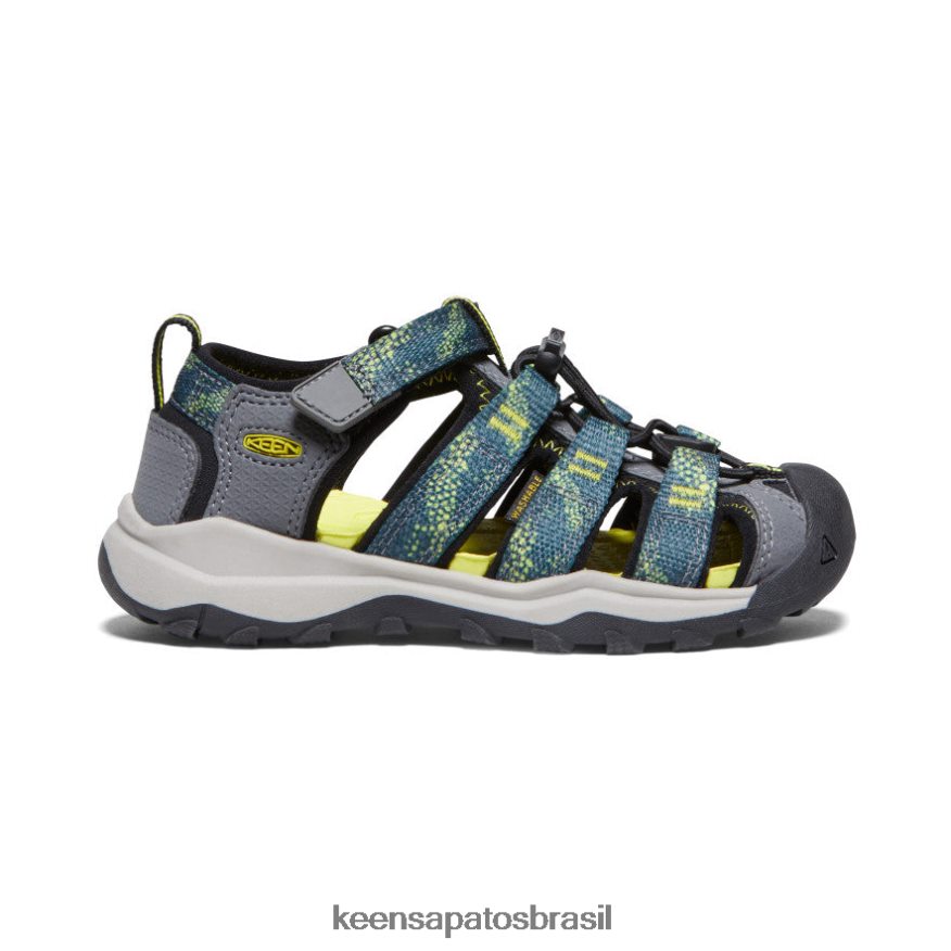 KEEN calçados J8VDXX839 musgo marinho/cinza aço newport neo h2 criancinhas - Image 1