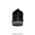 KEEN calçados J8VDXX842 preto/cinza aço sapato impermeável targhee Crianças grandes - Image 5
