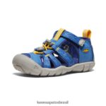 KEEN calçados J8VDXX850 profundidades brilhantes de cobalto/azul seacamp ii cnx criancinhas - Image 3