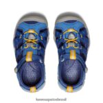 KEEN calçados J8VDXX850 profundidades brilhantes de cobalto/azul seacamp ii cnx criancinhas - Image 4
