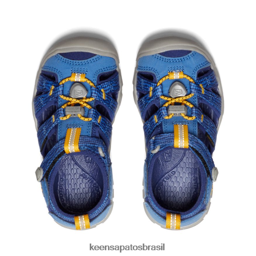 KEEN calçados J8VDXX850 profundidades brilhantes de cobalto/azul seacamp ii cnx criancinhas - Image 4