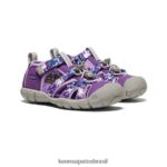 KEEN calçados J8VDXX851 camuflado/tillandsia roxo seacamp ii cnx criancinhas - Image 2
