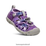 KEEN calçados J8VDXX851 camuflado/tillandsia roxo seacamp ii cnx criancinhas - Image 3