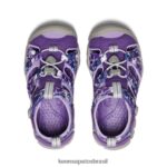 KEEN calçados J8VDXX851 camuflado/tillandsia roxo seacamp ii cnx criancinhas - Image 4