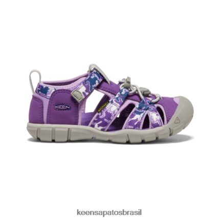KEEN calçados J8VDXX851 camuflado/tillandsia roxo seacamp ii cnx criancinhas