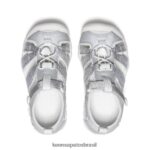 KEEN calçados J8VDXX857 prata/estrela branco seacamp ii cnx criancinhas - Image 4
