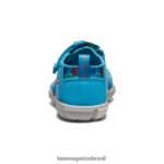 KEEN calçados J8VDXX858 urso esfumaçado/azul fiorde seacamp ii cnx x urso esfumaçado criancinhas - Image 5
