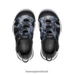 KEEN calçados J8VDXX864 preto/camuflado sandália arraia criancinhas - Image 4