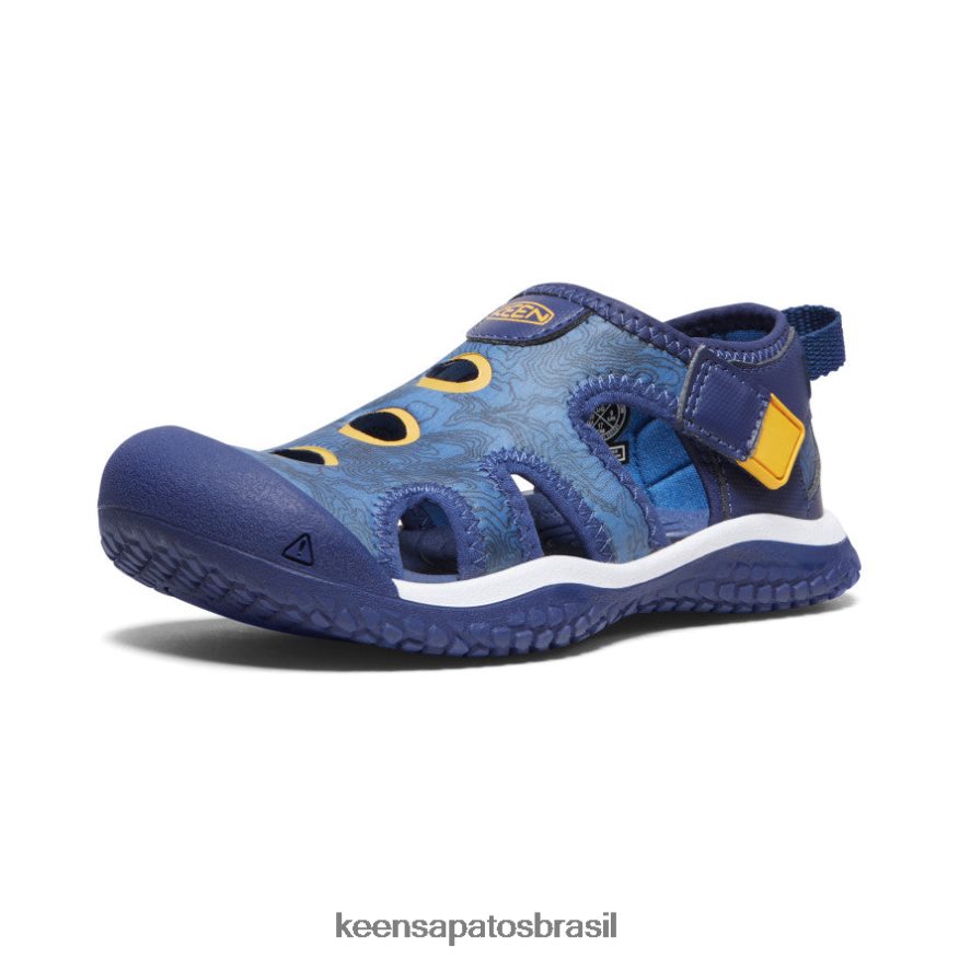 KEEN calçados J8VDXX865 profundidades brilhantes de cobalto/azul sandália arraia criancinhas - Image 3