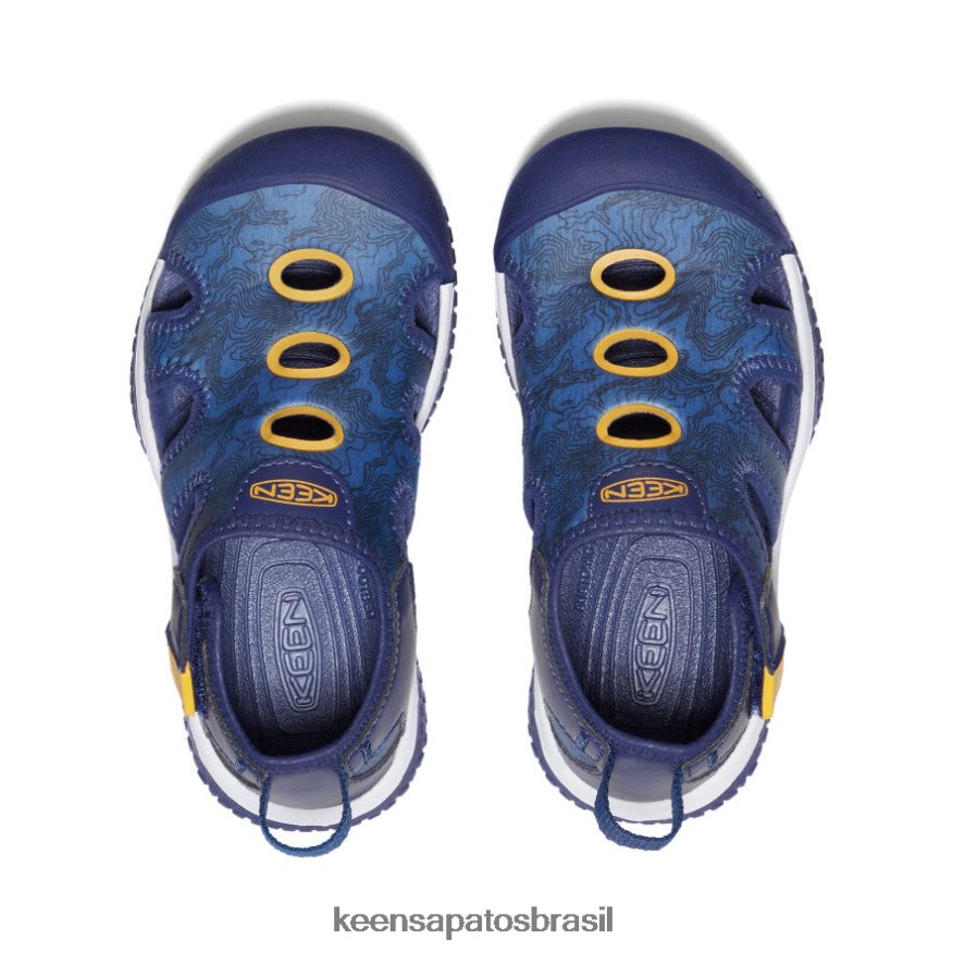 KEEN calçados J8VDXX865 profundidades brilhantes de cobalto/azul sandália arraia criancinhas - Image 4