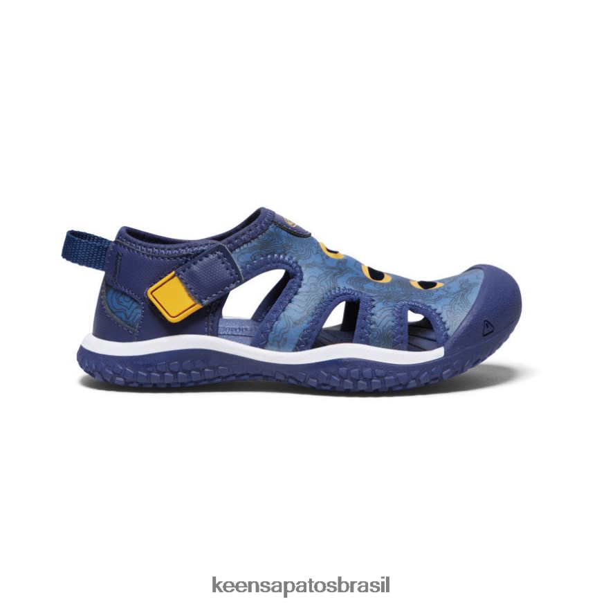 KEEN calçados J8VDXX865 profundidades brilhantes de cobalto/azul sandália arraia criancinhas - Image 1