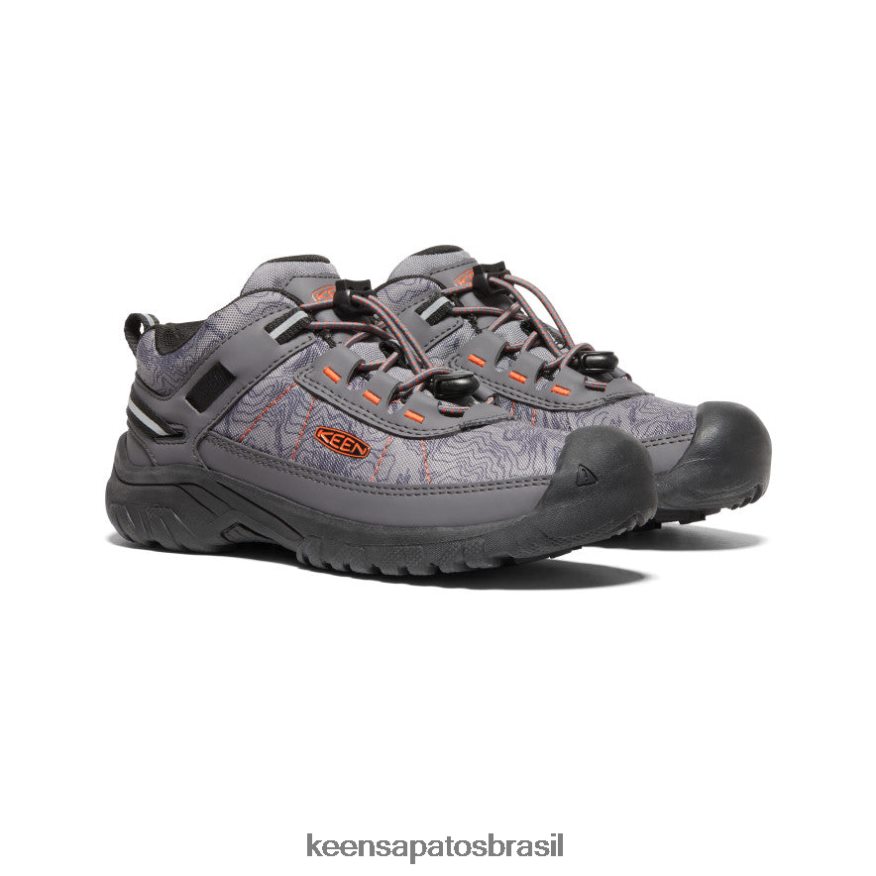 KEEN calçados J8VDXX867 ímã/íbis escarlate sapato esportivo targhee com ventilação Crianças grandes - Image 2